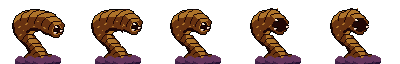Worm monster character