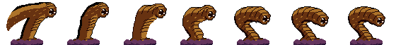 Worm monster character