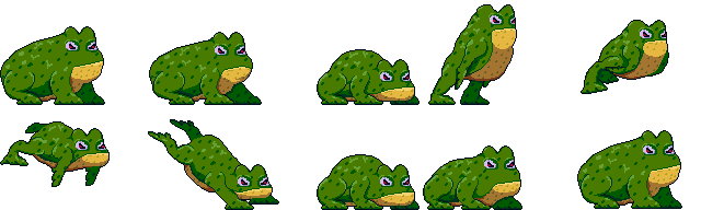 Green toads